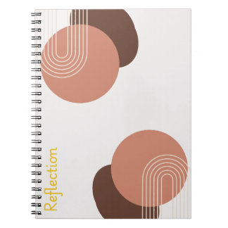 Modern Abstrakt Minimalist Anteckningsbok
