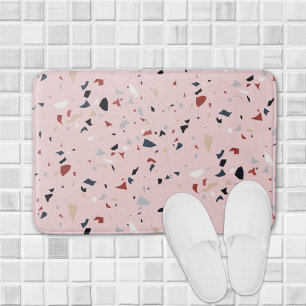 Modern abstrakt mitten av seklet terrazzo mönster badrumsmatta