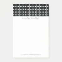 Modern Abstrakt Monokrom Svart och Vitt Diamant