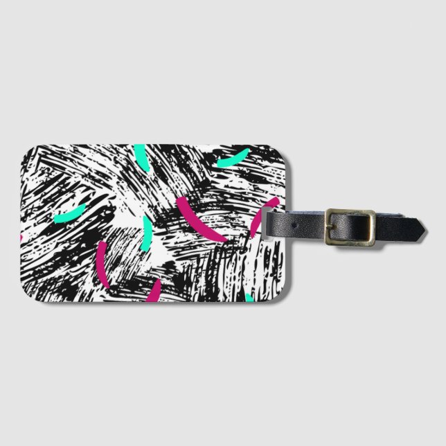 Modern Abstrakt mönster. Bagagebricka (Framsida horisontal)