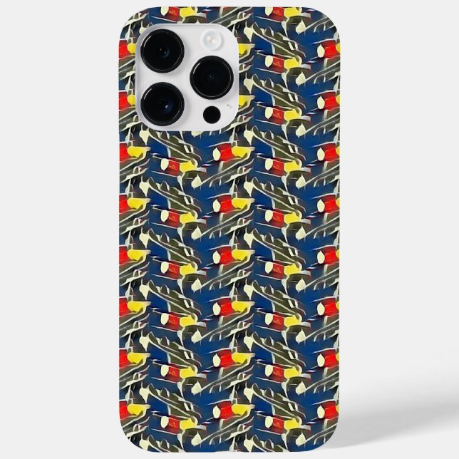 Modern abstrakt mönster-design 1197 - iphone case (Baksida)