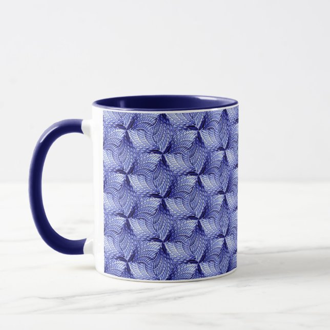 Modern abstrakt mönster-design 1203 - Kaffe Mugg (Vänster)