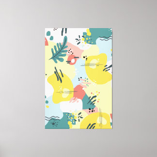 Modern Abstrakt Mönster Illustration Canvastryck