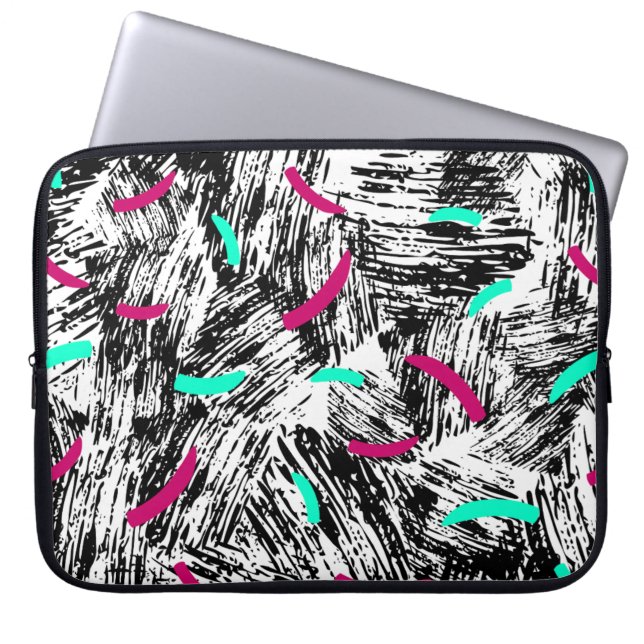 Modern Abstrakt mönster. Laptop Fodral (Framsidan)