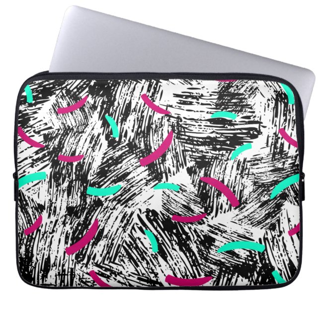 Modern Abstrakt mönster. Laptop Fodral (Framsidan)