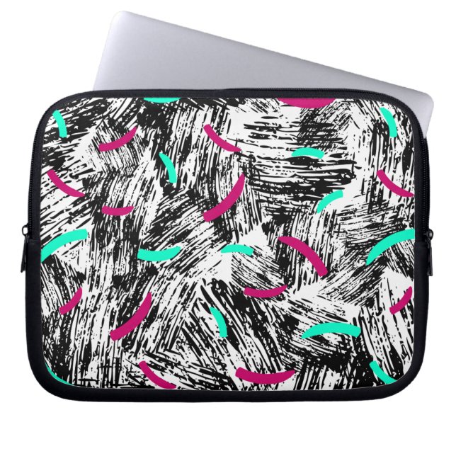 Modern Abstrakt mönster. Laptop Fodral (Framsidan)