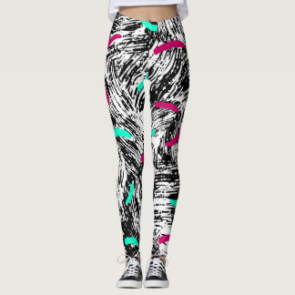 Modern Abstrakt mönster. Leggings