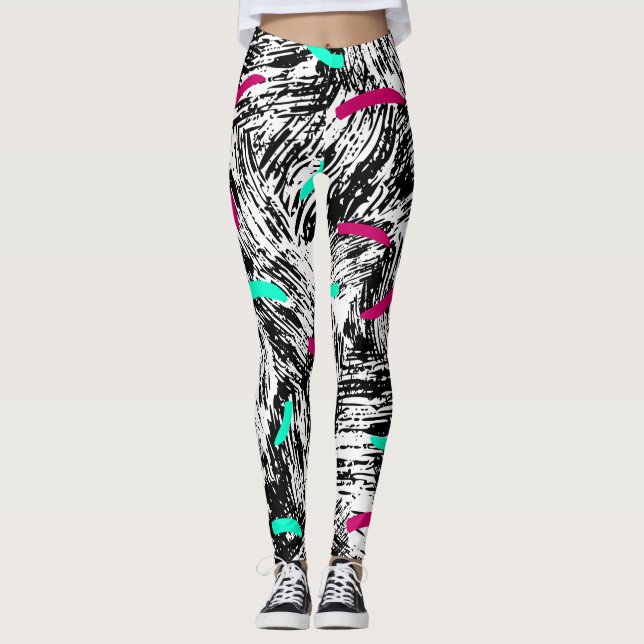 Modern Abstrakt mönster. Leggings (Framsida)