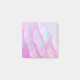 Modern Abstrakt Mönster Magenta Lila Rosa Teal Post-it Block