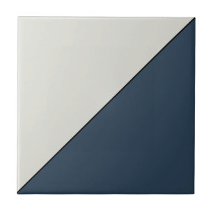 Modern Abstrakt Mörk blått geometrisk triangel Kakelplatta
