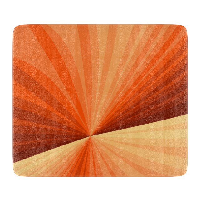 Modern Abstrakt Orange Red Vanilla Graphic Fractal (Framsidan)