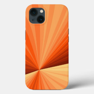 Modern Abstrakt Orange Röd Vanilj Grafisk Fraktal