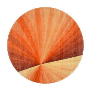 Modern Abstrakt Orange Röd Vanilj Grafisk Fraktal