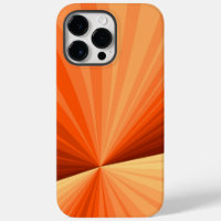Modern Abstrakt Orange Röd Vanilj Grafisk Fraktal