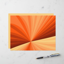 Modern Abstrakt Orange Röd Vanilj Grafisk Fraktal