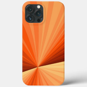 Modern Abstrakt Orange Röd Vanilj Grafisk Fraktal