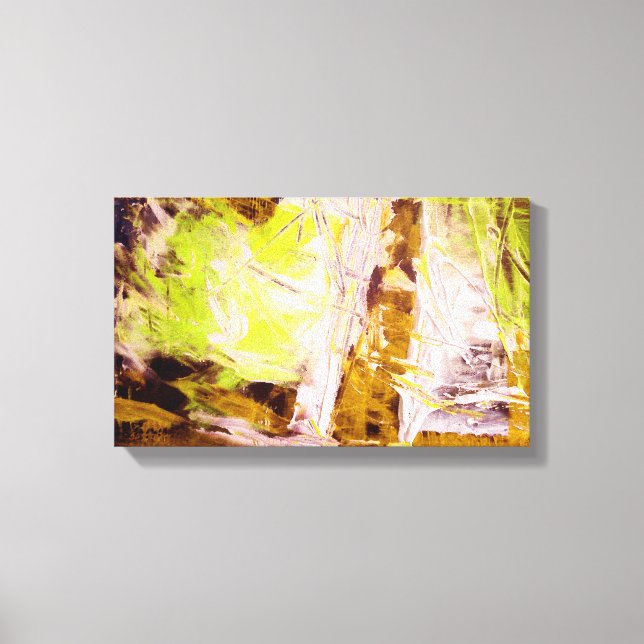 Modern Abstrakt Painting Art Wrapped Canvas (Framsida)