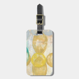 Modern Abstrakt Paints on Newsprint Bagagebricka