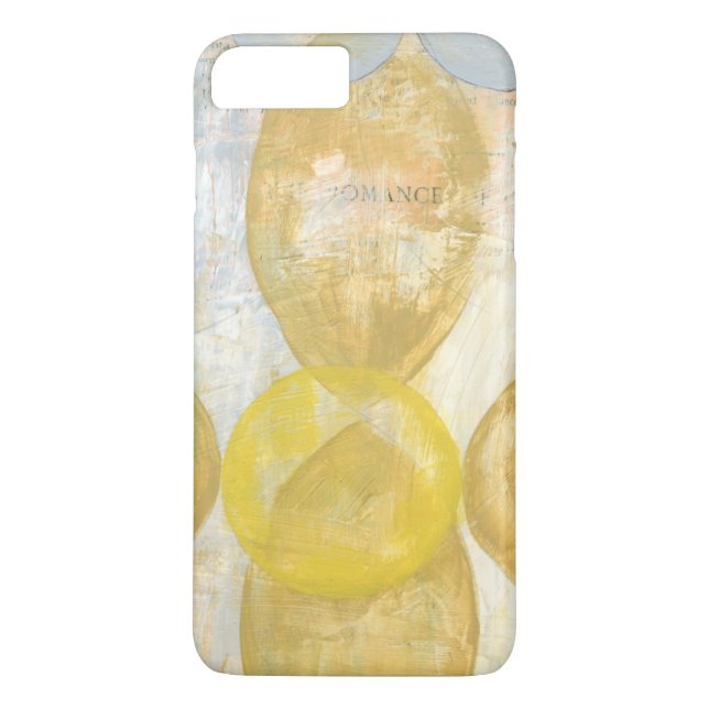 Modern Abstrakt Paints on Newsprint Case-Mate iPhone Skal (Baksida)