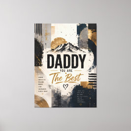 Modern Abstrakt Pappauppskattning Canvas