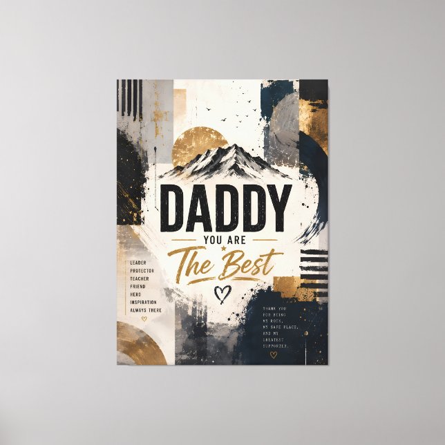 Modern Abstrakt Pappauppskattning Canvas (Framsida)