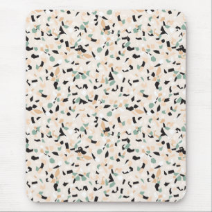 Modern Abstrakt Pastel Terrazzo Mönster Musmatta