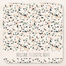 Modern Abstrakt Pastel Terrazzo Mönster