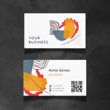 Modern Abstrakt, penseldrag, färgad