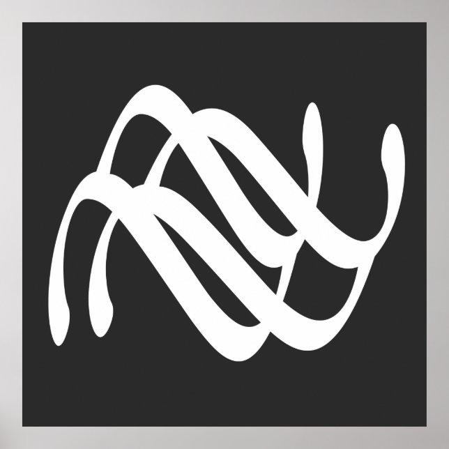 modern abstrakt poster (Framsidan)