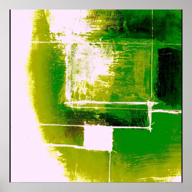 Modern Abstrakt Poster ursprunglig modern konstnär (Framsidan)