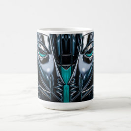 Modern Abstrakt Profil Kaffemugg