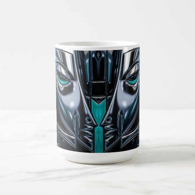 Modern Abstrakt Profil Kaffemugg (Center)
