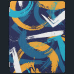 Modern Abstrakt Push Strokes Blue Orange Mönster iPad Skydd<br><div class="desc">Den här moderna designen har mönster av färgfulla penseldrag i blå,  teal,  orange och vit #ipad #ipadcase #casess #elektronik #elektronik #coola #födelsedaggifts #christmasgifts #semestergifts #gifts #gifts #gifts</div>