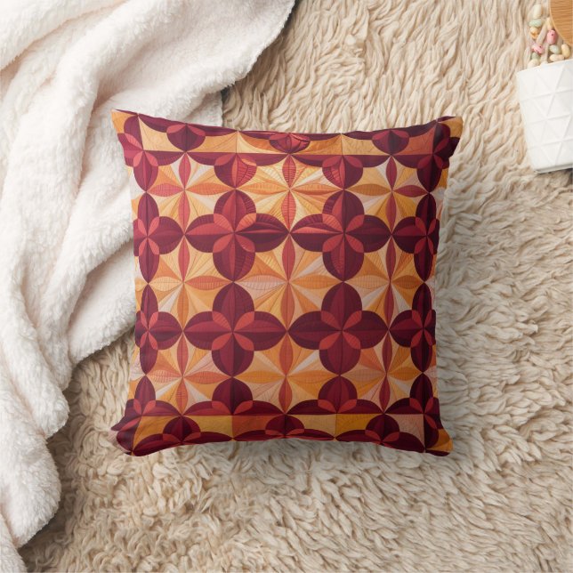 Modern Abstrakt Quilt, Dekorativ kudde (Filt)