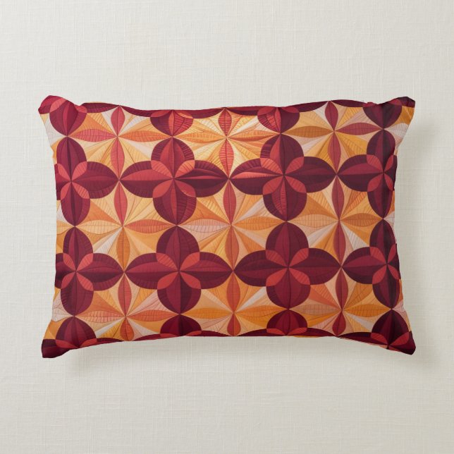 Modern Abstrakt Quilt, Dekorativ kudde (Framsidan)