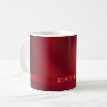Modern Abstrakt Red and Black Coffee Mugg