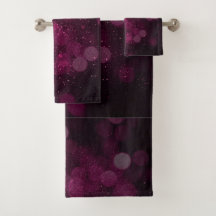 Modern Abstrakt Red Plum Färg