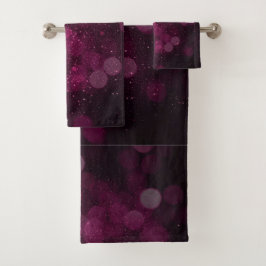 Modern Abstrakt Red Plum Färg