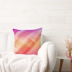 Modern Abstrakt Rosa Geometric Dekorativ kudde