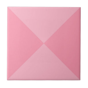 Modern Abstrakt Rosa Geometric Triangle Mönster Kakelplatta