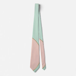 Modern Abstrakt Rosa Mint Kollektion Slips