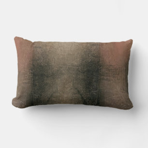 Modern Abstrakt Rosa Svart Guld Grunge Lumbarkudde