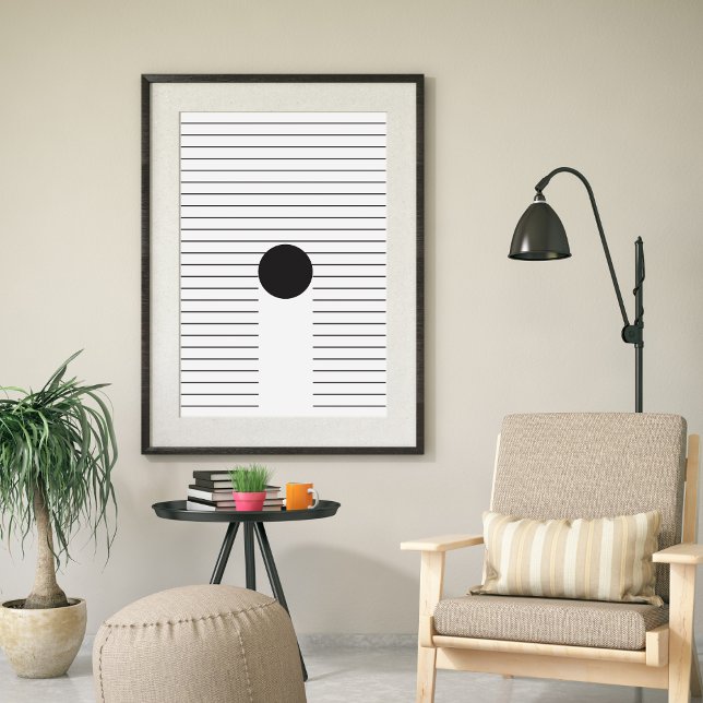 Modern Abstrakt Samtidskonst Minimal Konst Poster (Skapare uppladdad)