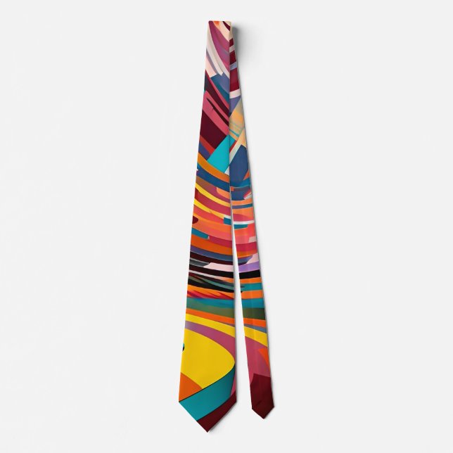 Modern Abstrakt Shape Colorful Artsy Slips (Framsida)