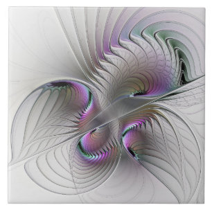 Modern Abstrakt Shy Fantasy Figur Fractal Art Kakelplatta