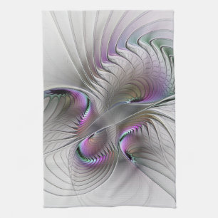Modern Abstrakt Shy Fantasy Figur Fractal Art Kökshandduk