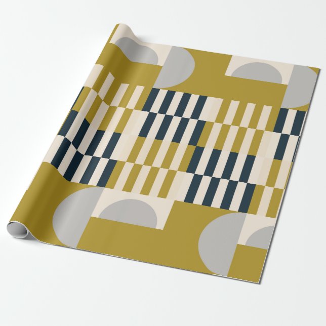 Modern abstrakt sömlös geometrisk mönster med se presentpapper (Utrullad)