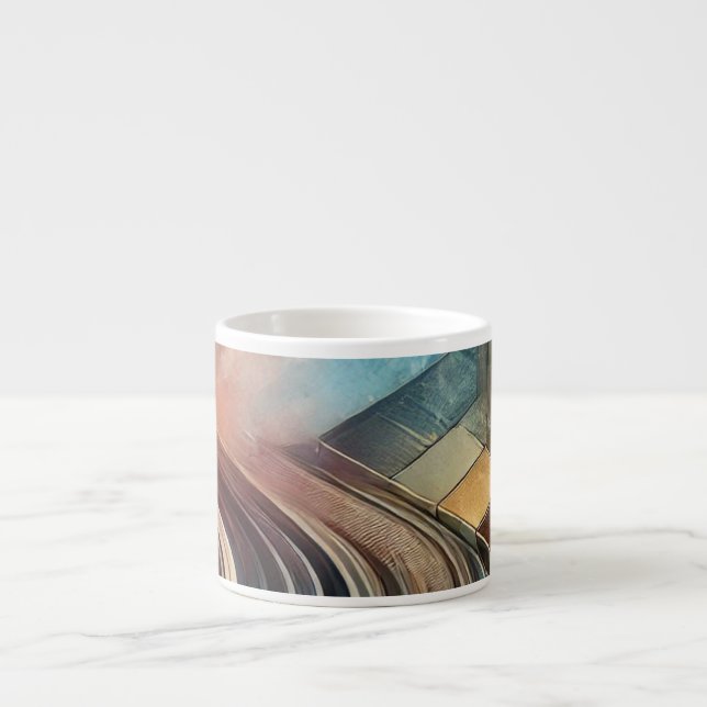 Modern Abstrakt Specialty Mugg Espressomugg (Framsidan)