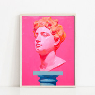Modern Abstrakt Staty Måleri, Abstrakt Poster