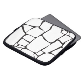 Modern abstrakt stennmönster laptop fodral
